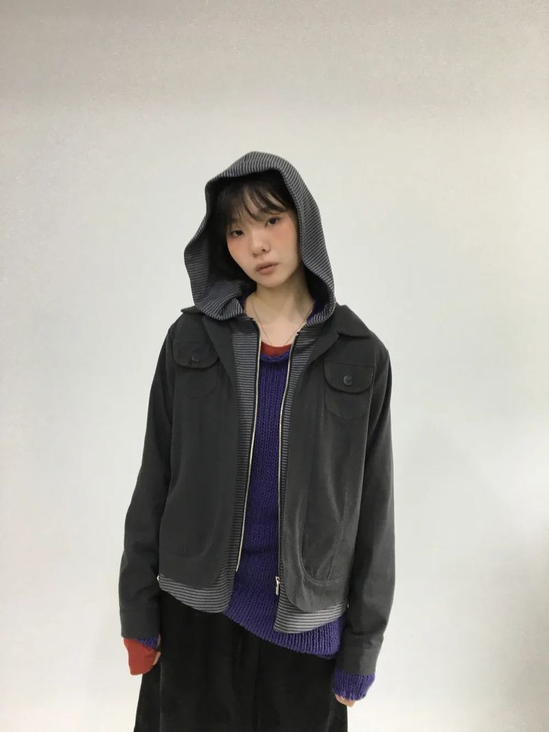 Rolled Neck Russly Knit (4color)