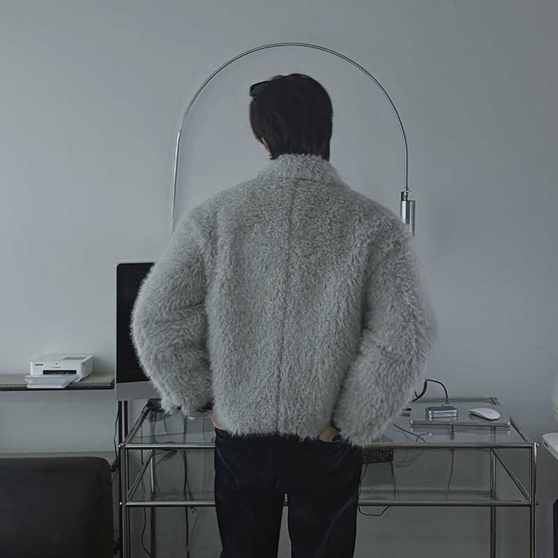 3 TAP Schnauzer Fur Tweed Jacket (2color)