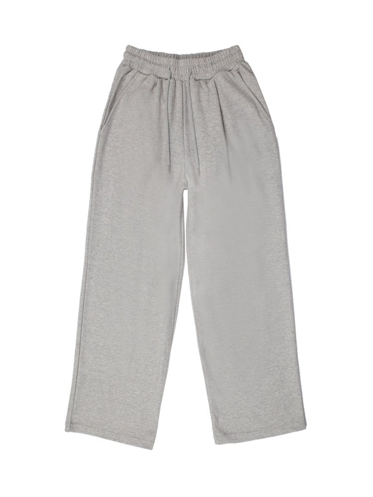 P004 BANDING ONE TUCK SWEAT PANTS_GRAY
