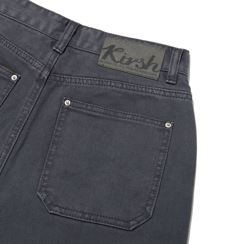 BASIC STRAIGHT COLOR COTTON PANTS [GRAY]