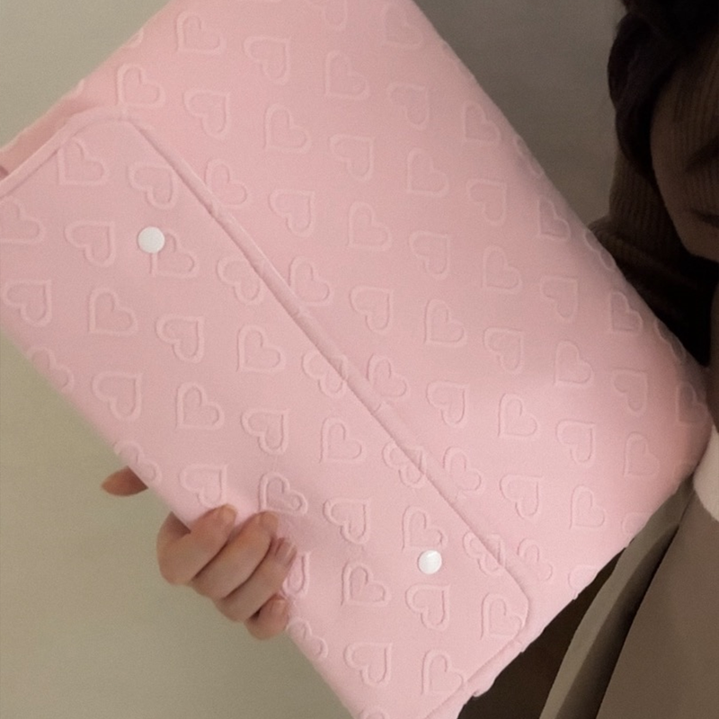 NOT THINK(ノットシンク)の「heart ipad pouch (pink)(Smartphone Accessories)」
