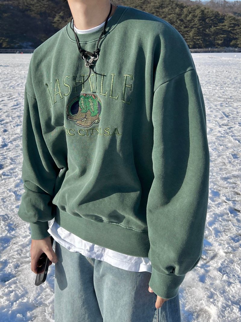 Ville pigment sweatshirts 3C