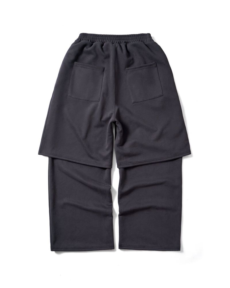 DOUBLE LAYER SWEAT PANTS