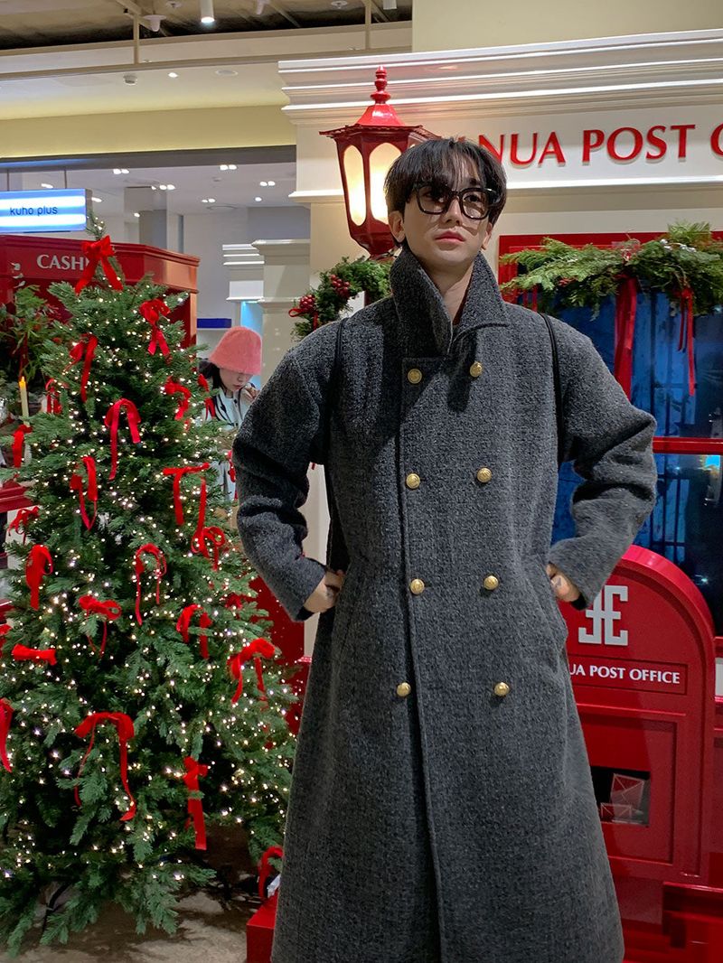 3 TAP Emma Wool Tweed Coat (2color)