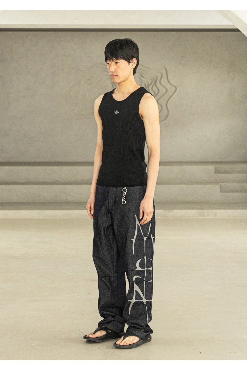 TWIG LOGO SLEEVELESS MSFSV001-BK