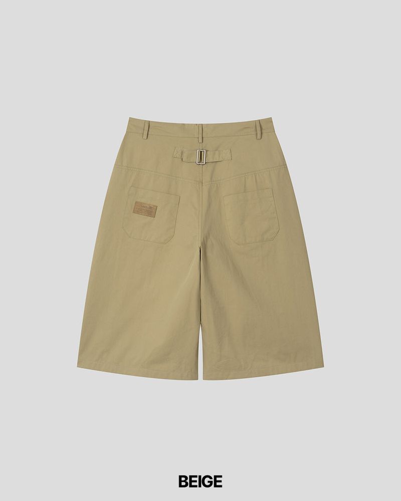 Taut Bermuda Cotton Pants