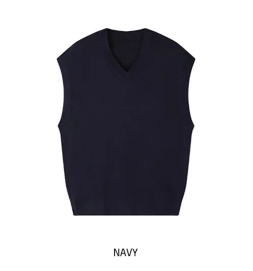 Conant Over Fit V-Neck Knit Vest