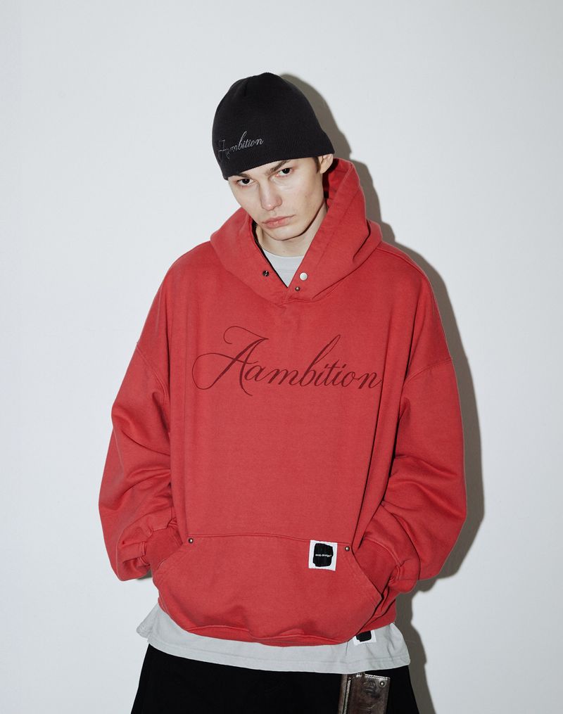 AAMBITION(アアンビション)の「Signature Lettering Hoodie (Calypso-coral)(Tops)」