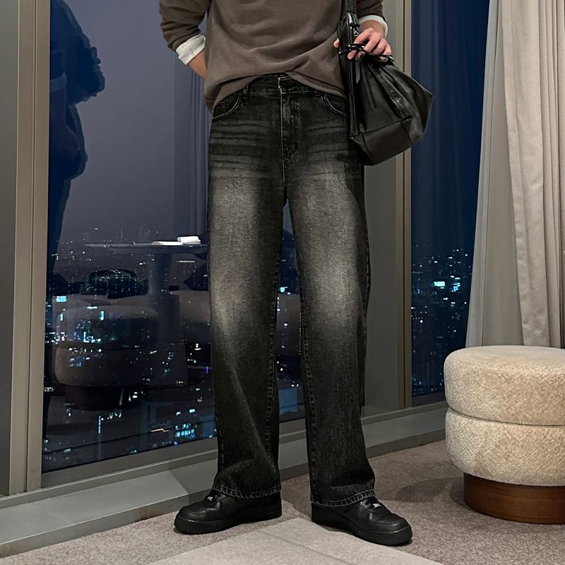 lemenne（ルメンヌ）の「LMN キャトルスラップウォッシングワイドデニムパンツ (2 colors)（パンツ）」