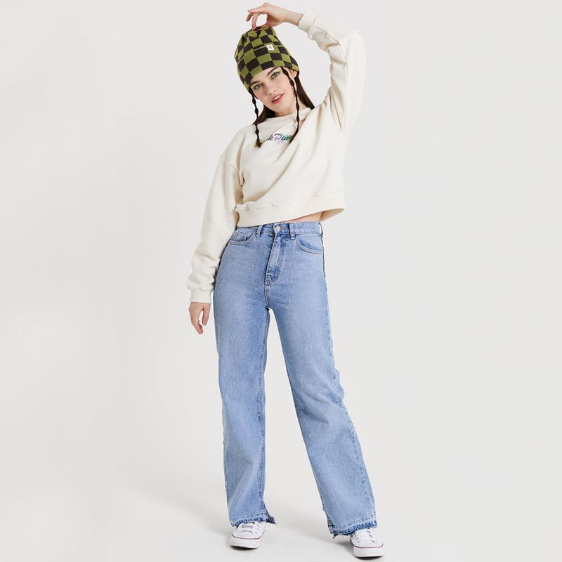 PINK PINEAPPLE（ピンクパイナップル）の「EDGE HEM WIDE_INDIGO（Pants）」