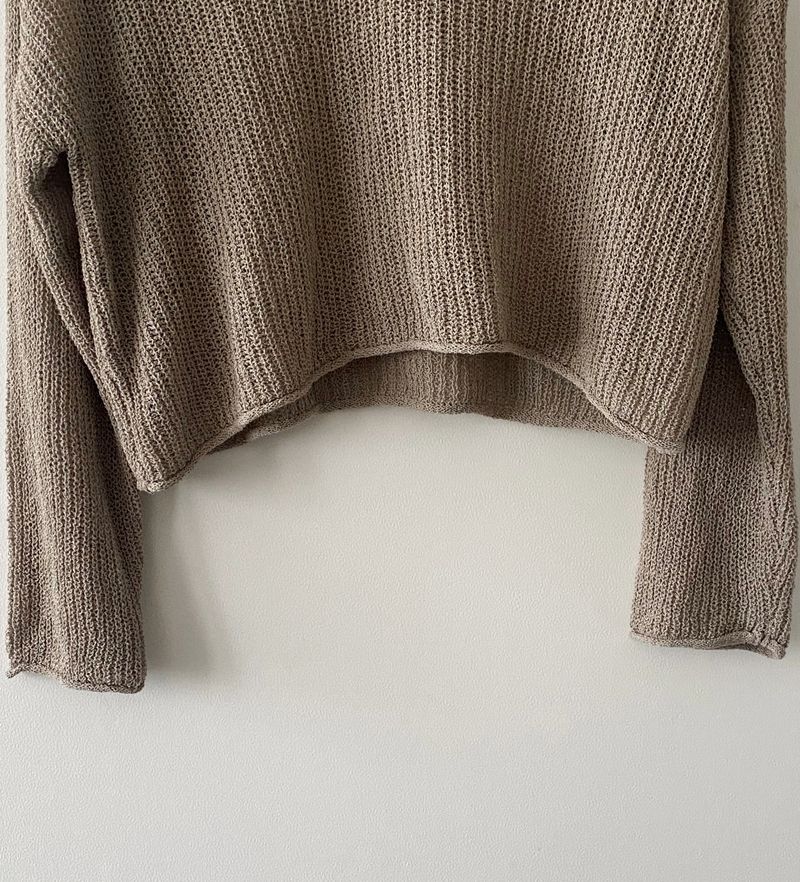 Dense V neck knit