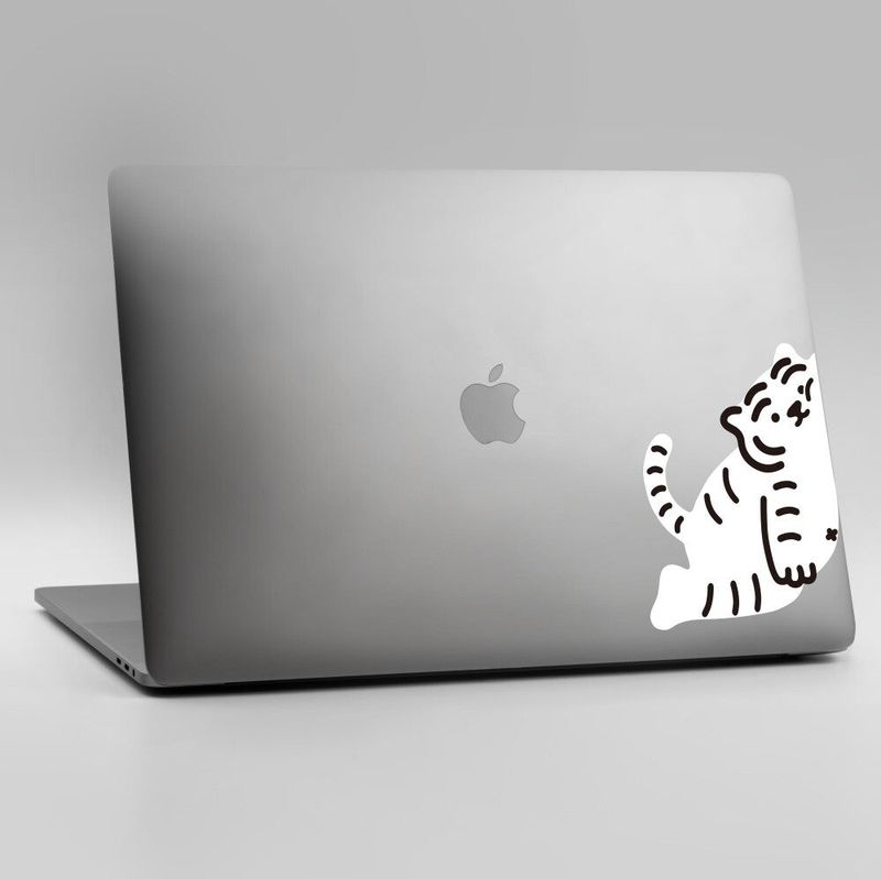 IT'S OK WHITE BIG REMOVABLE STICKER