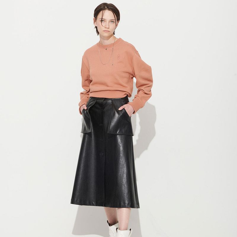 PUBLICKA X(パブリカエックス)の「 LORIENT LONG SLEEVE SWEATSHIRT, SALMON(Tops)」