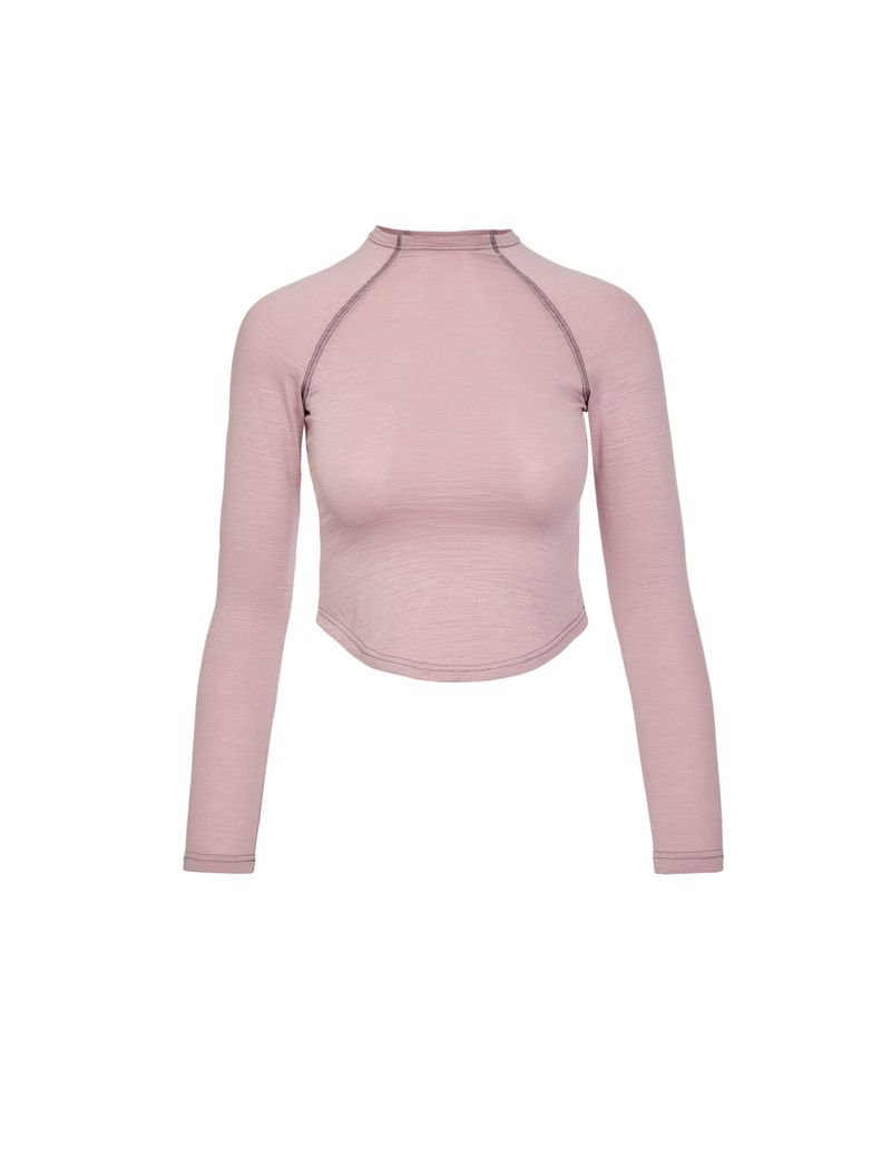 Innermuseum（インナーミュージアム）の「RAGLAN CROP T-SHIRT (PINK)（Tops）」