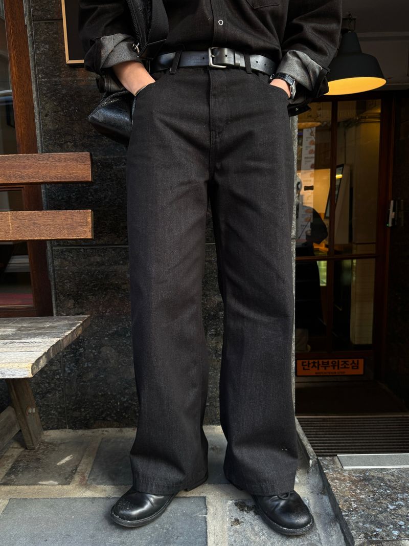 AVAND(アバンド)の「Leaf denim wide pants(Pants)」