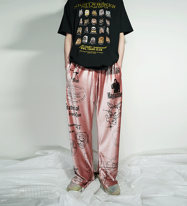 Director's Note Easy pants (Pink)