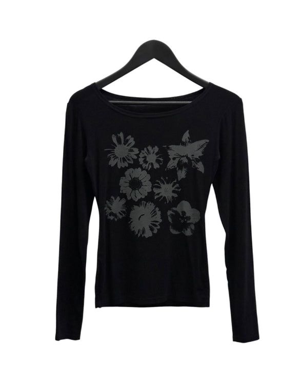 Press Flower Boat Neck Tee