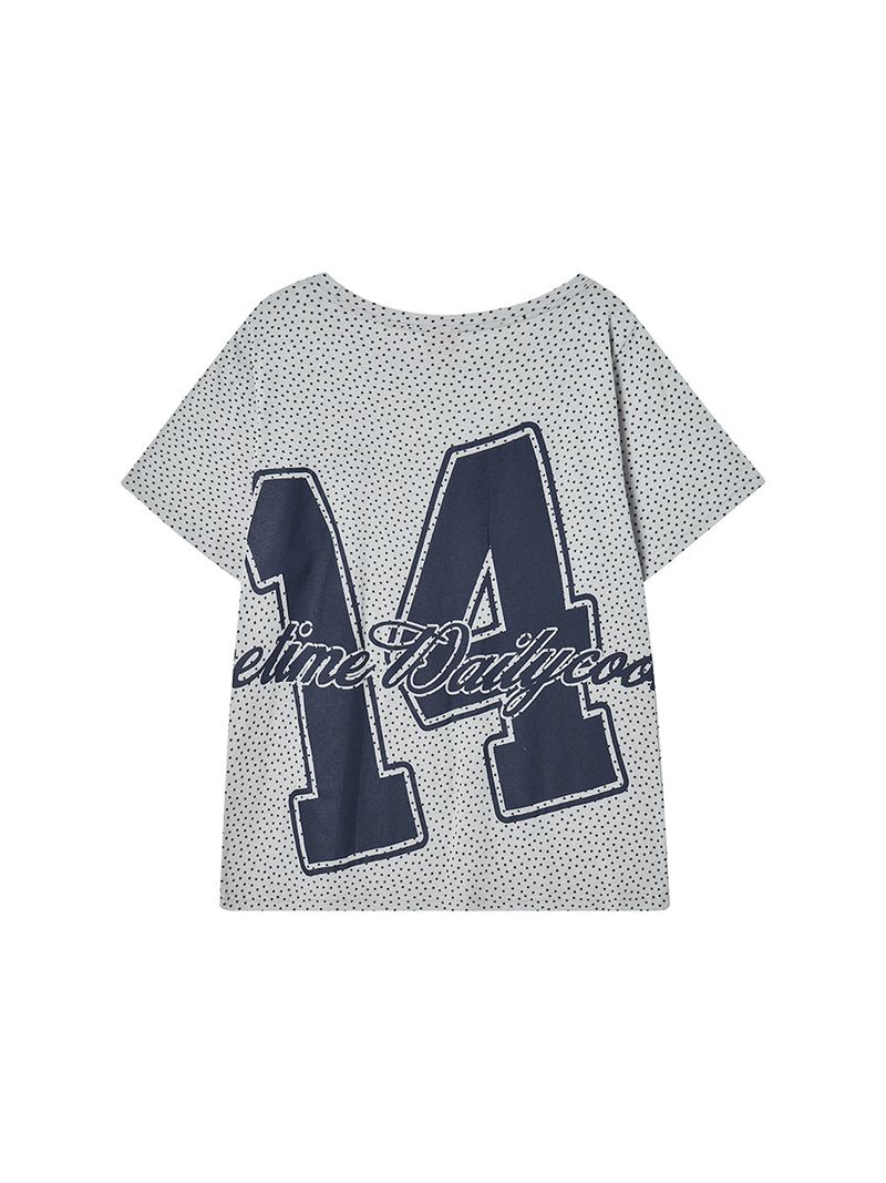 STAR OFF SHOULDER TEE (GREY)