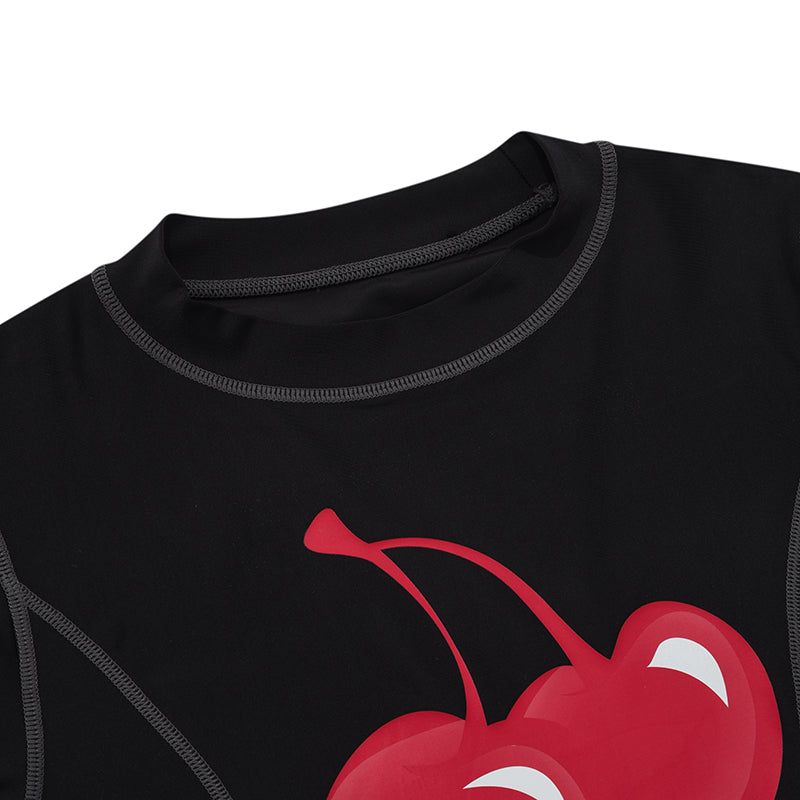 BIG CHERRY CROP RASHGUARD [BLACK]