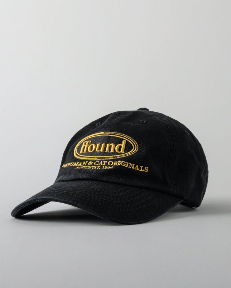 Human & Cat（ヒューマン＆キャット）の「FFOUND WASHED VINTAGE BALL CAP / BLACK（Hats）」