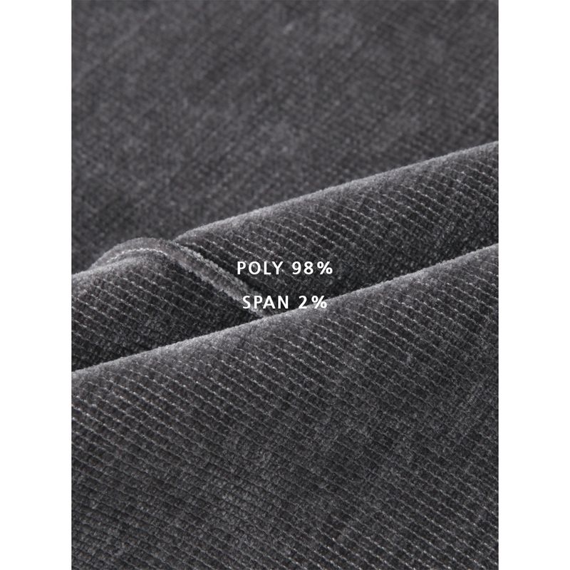 Velvet corduroy line pants(Charcoal)