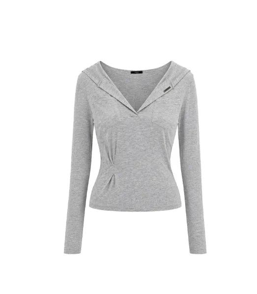 26FW★ [mnem] Fold Hood Tee