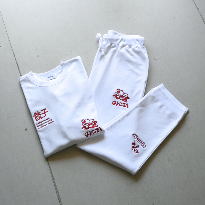 ふくだ餃子モチーフ刺繍 スウェット