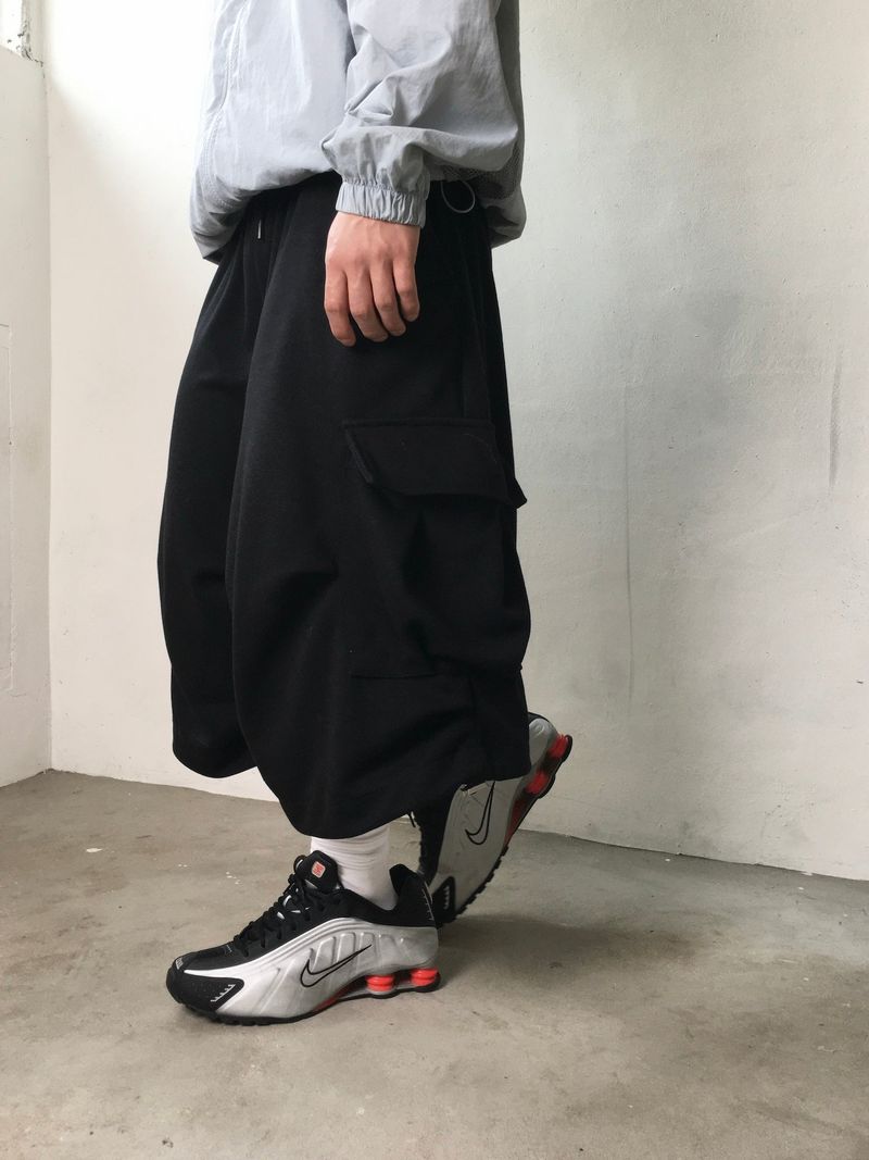[Sweat.ver] Amekaji loose cargo sweatpants 4C