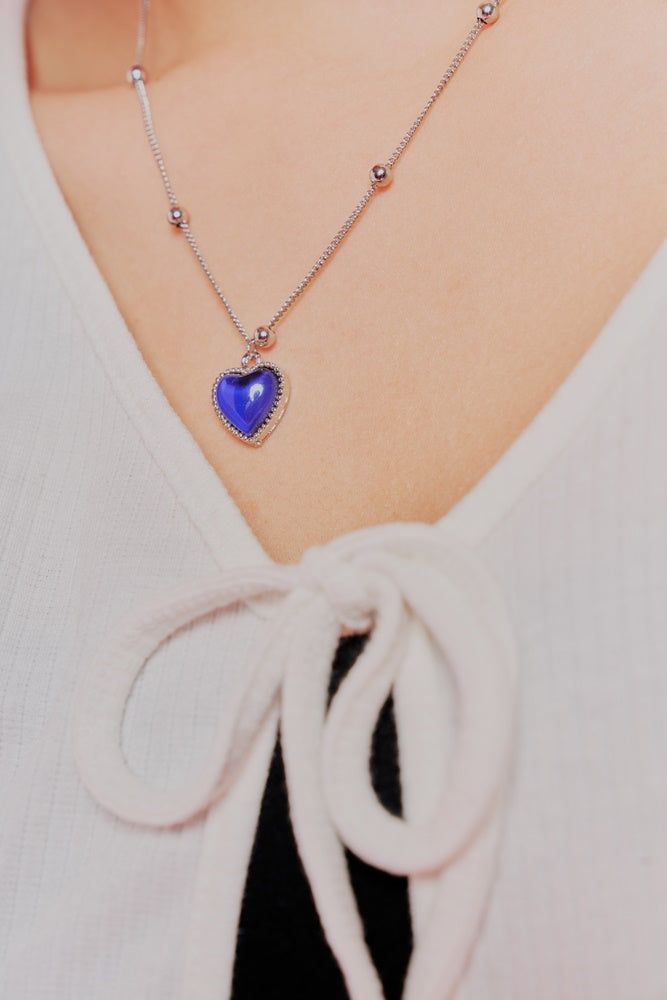 Temperature Change Heart Necklace