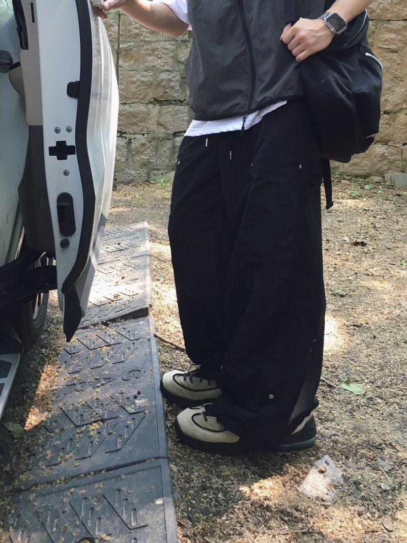 Swan Nylon Carpenter Pants 3C