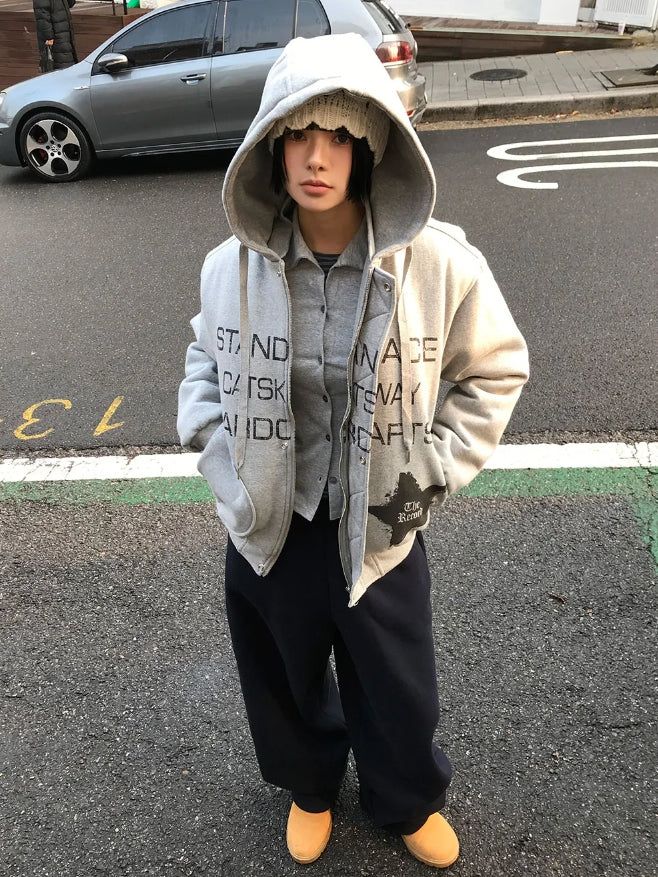 (4oz) STAR GRAPHIC HOOD JUMPER