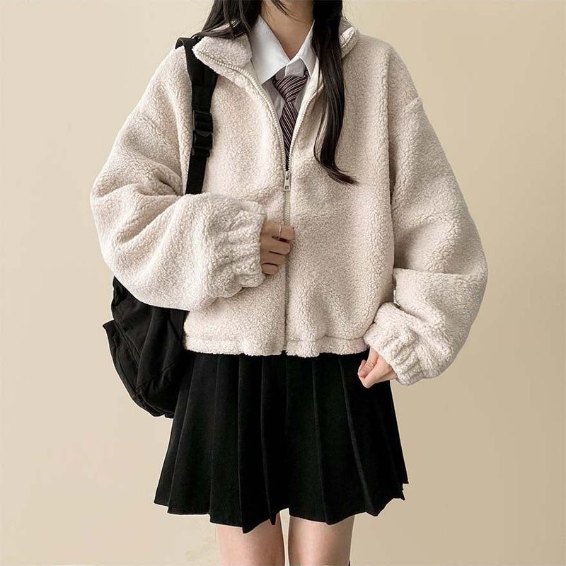 Pelo Thick Dumble Fleece Zip-Up Jumper