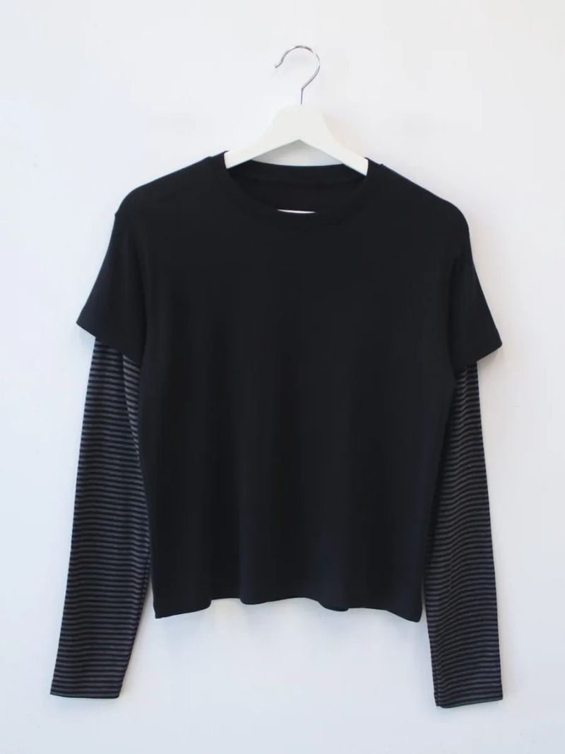 stripe layered T