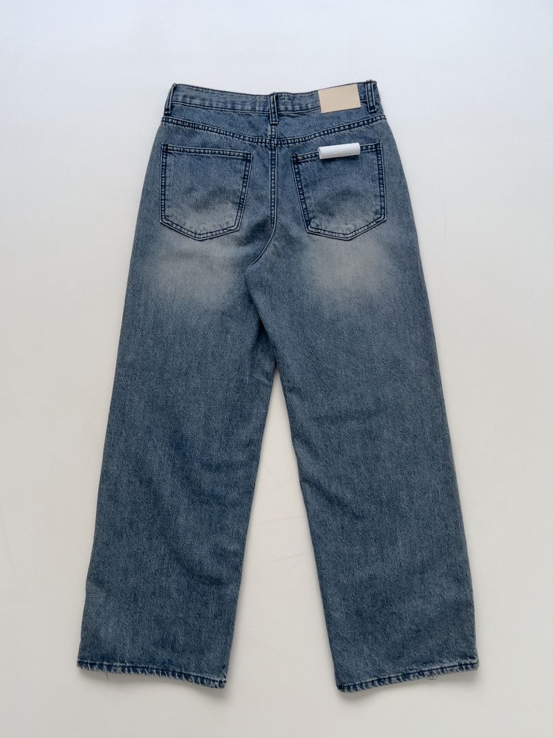 306 Brushed Wide Denim Pants