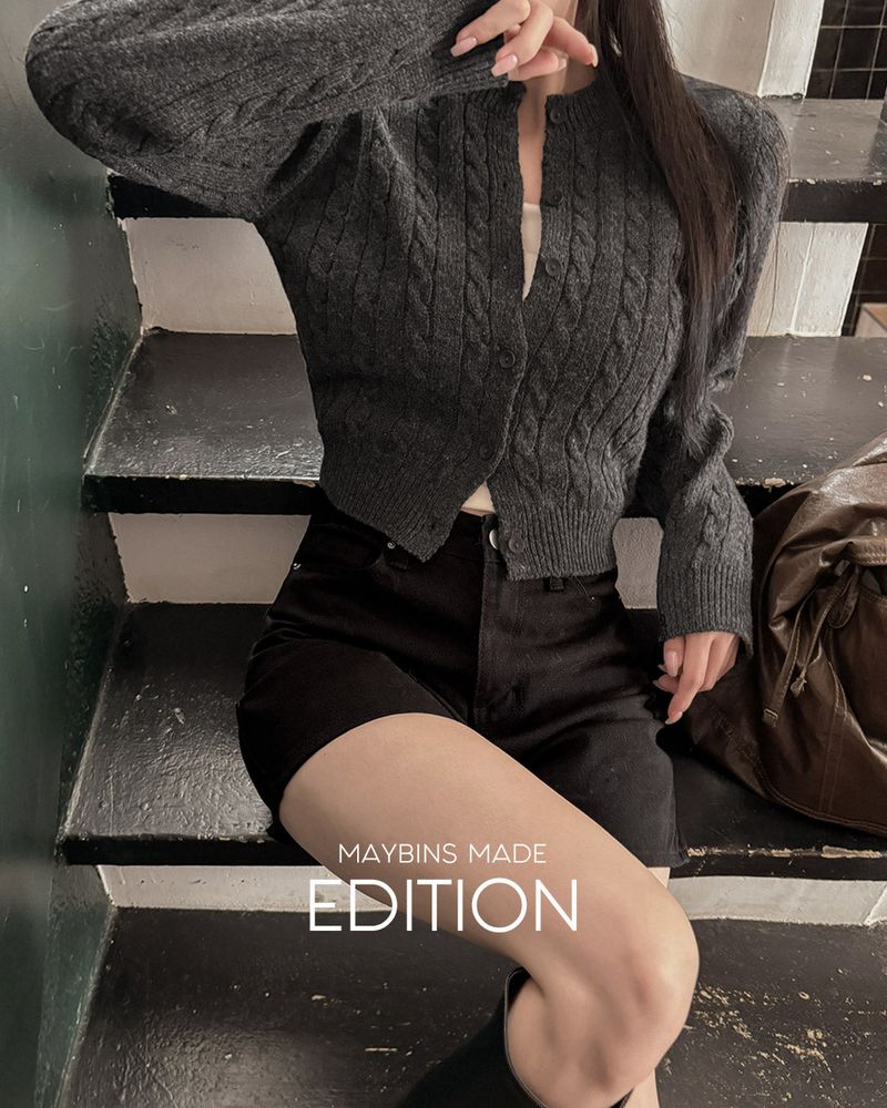 【MADE】Cabbage Knit Cardigan