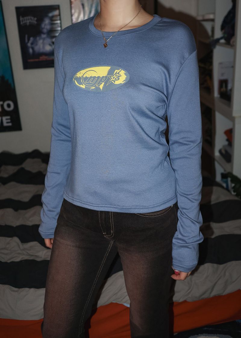 SADE LONGSLEEVE T-SHIRTS BLUE
