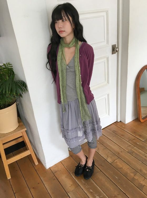 Suzu Linen Long Scarf - 100% Linen