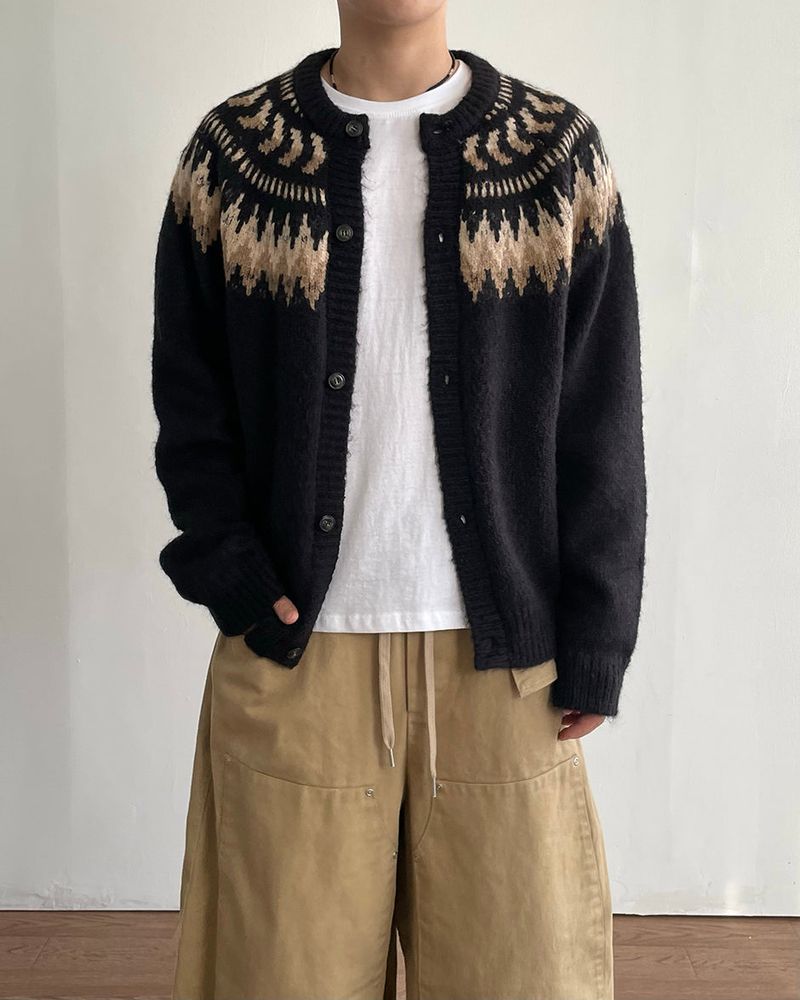 IDF（アイディーエフ）の「Lapin Nordic Wool Cardigan（Tops）」