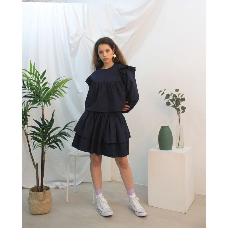Floria shirring blouse
