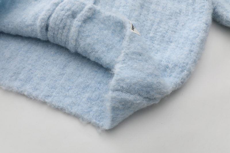 Sky Mood Collar Knit Cardigan