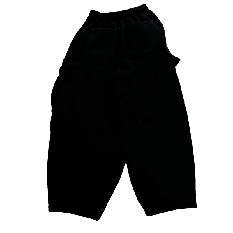 rugged fleece big balloon pants