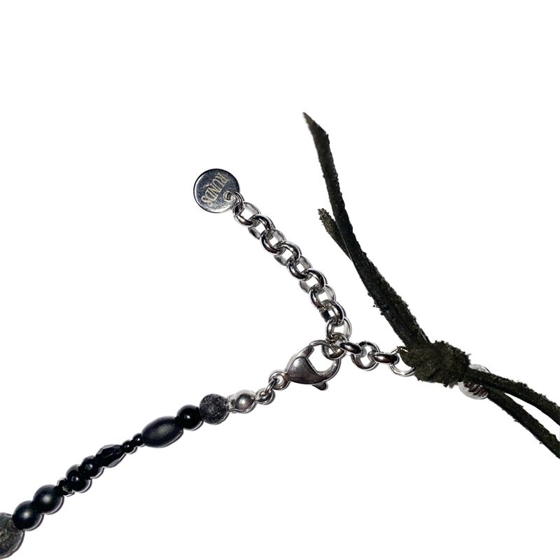 360 karen silver black mix necklace 
