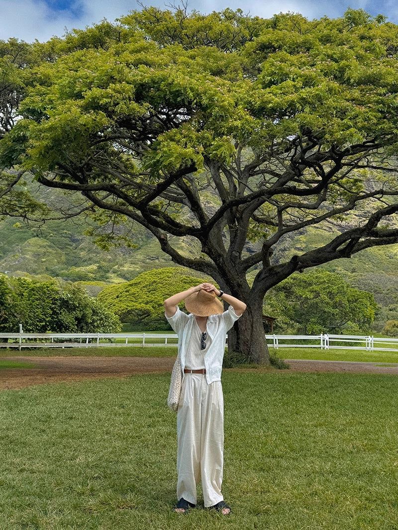 ASCLO Hello Linen Two Tuck Pants (5color)