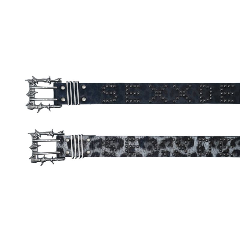 SEXXDEVIL Leopard Print Belt