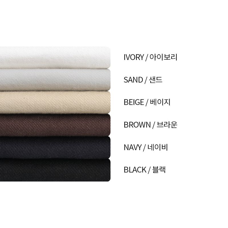 LMN First Cotton Wide Pants (6 colors)