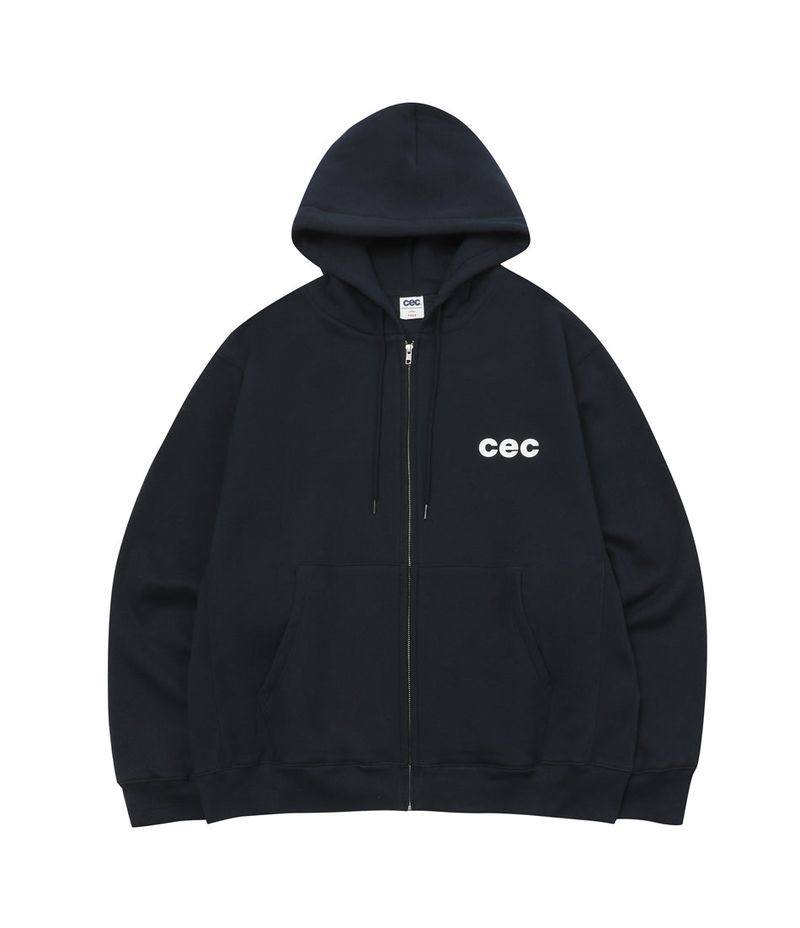 CHANCECHANCE（チャンスチャンス）の「CEC ZIP-UP HOODIE(NAVY)（Tops）」