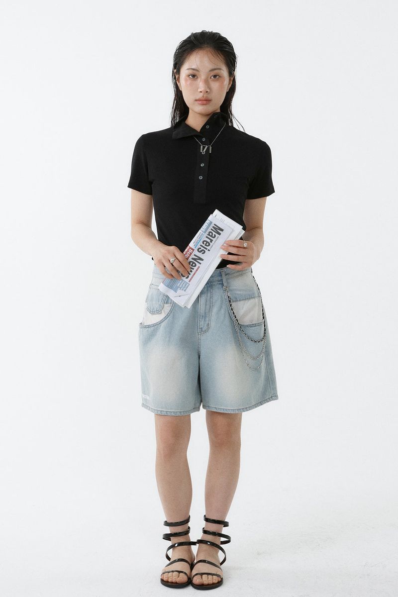 SOFT TENCEL HIGH-NECK TOP_BLACK
