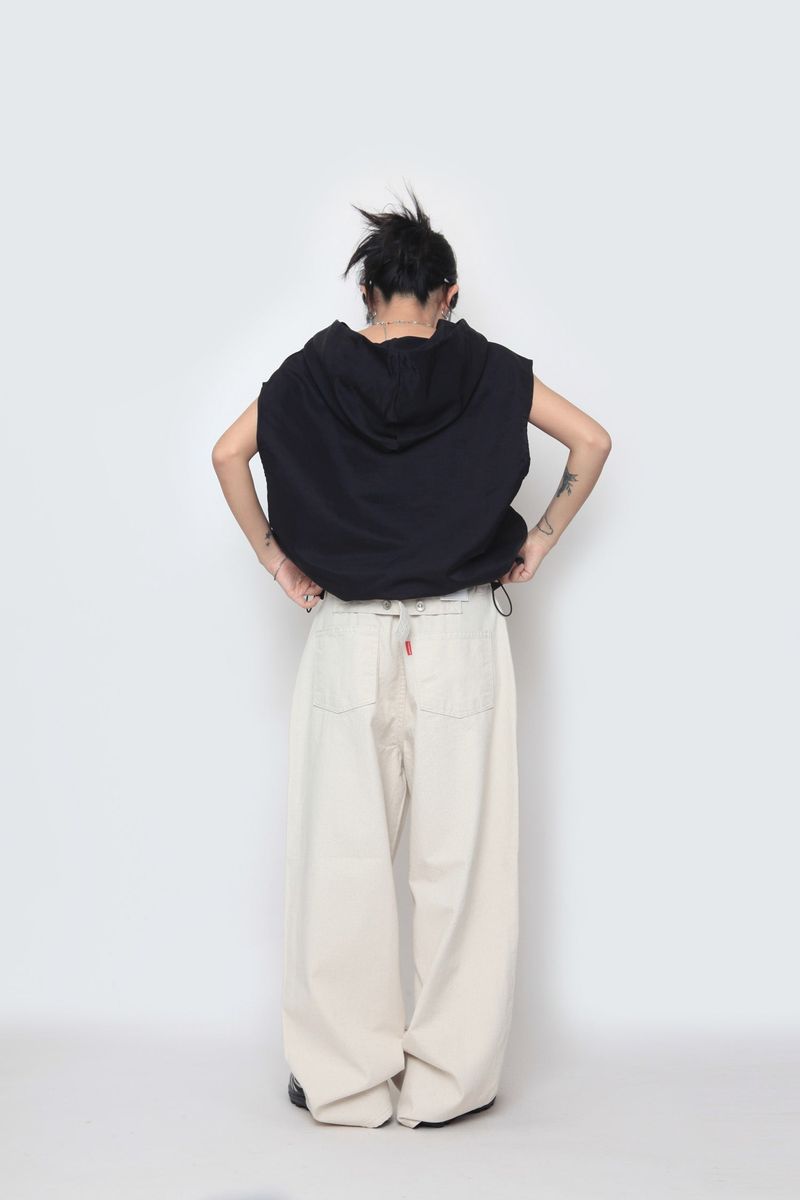 WASHIHO hooded pocket vest