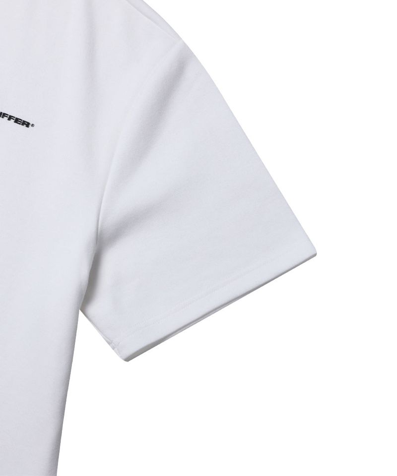 BLUR HEART T-SHIRTS_WHITE