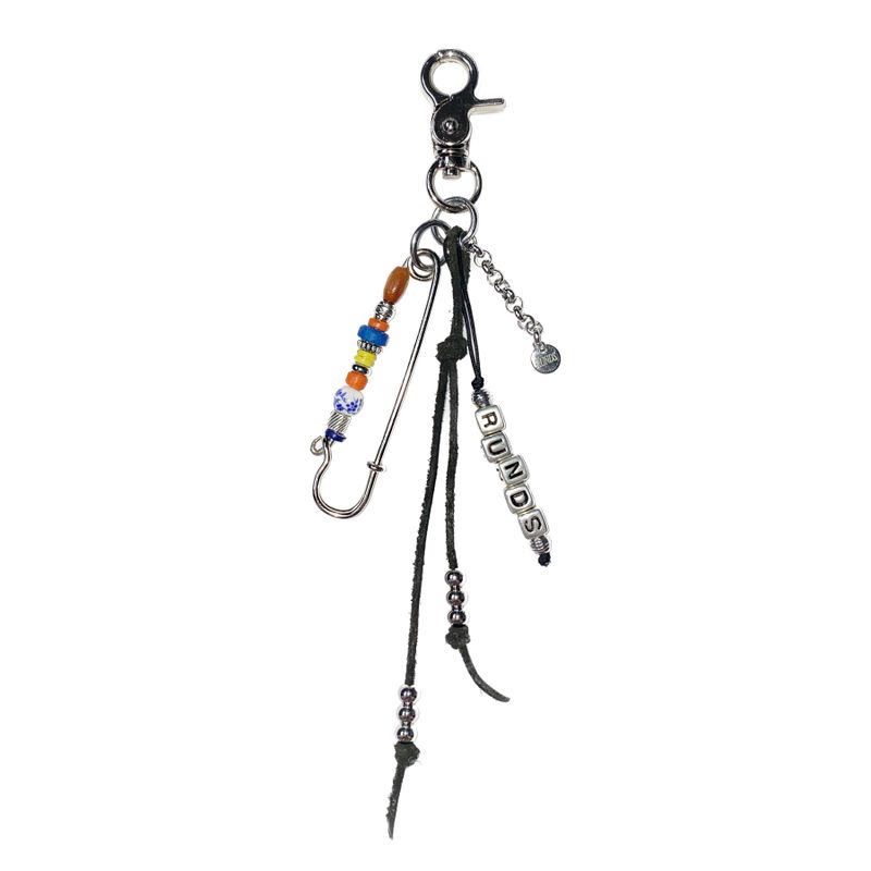 RUNDS(ランド)の「ethnic pin keyring (black)(Toys/Key Holders)」